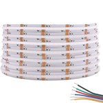 DC24V Flexible  RGB+CCT COB Strip Lights Color Changing 5M